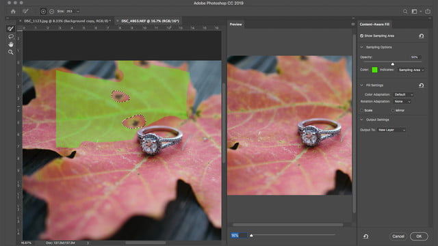 remove object using photoshop